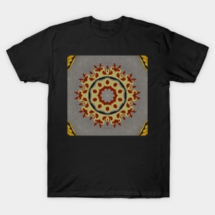 Ornate Kaleidoscope based on Crimson Defiance (Seamless) 22 T-Shirt